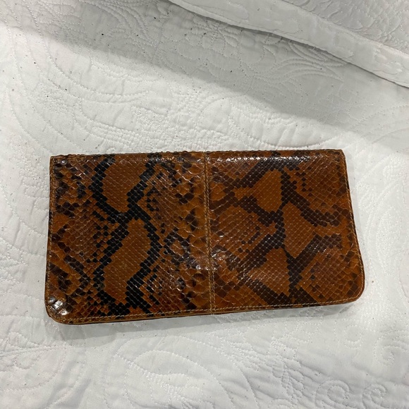 Purse vintage clutch real leather with removable shoulder straps- Burdines brand - Picture 6 of 6